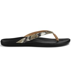 Olukai Snakeskin Sandals